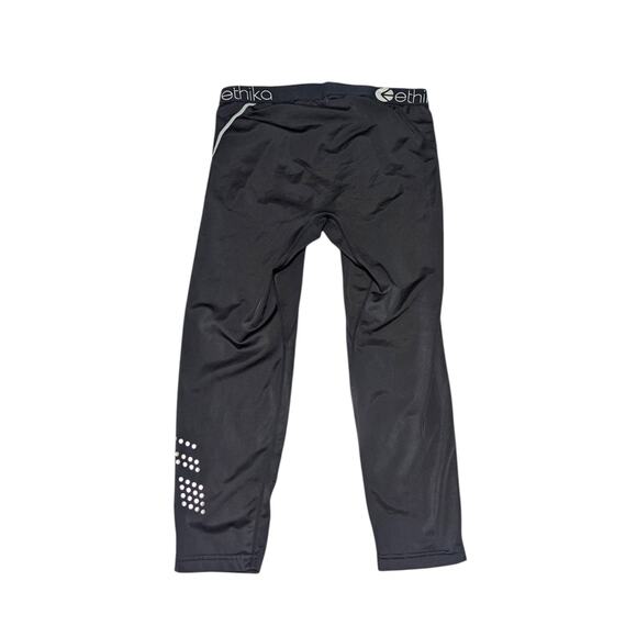 Ethika Subzero Performance Leggings Black Womens Small Athliesure Workout Gym - Picture 3 of 5